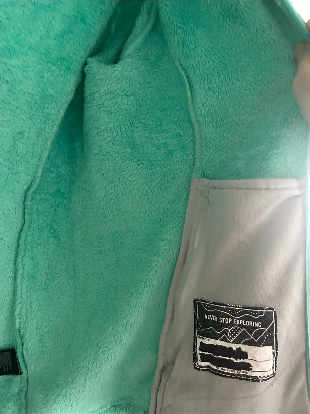 The North Face Girls' Fuzzy Full‑Zip Jacket